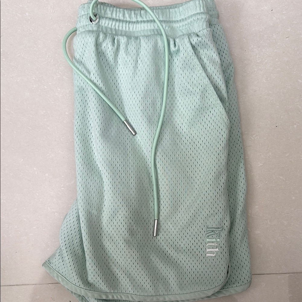 Kith Mint Green Mesh Jordan Shorts